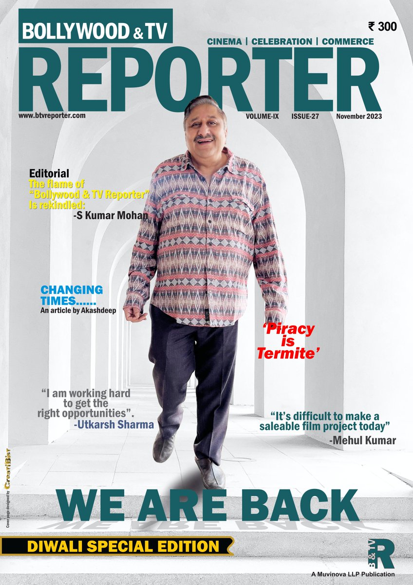 "We are excited to bring Bollywood and TV Reporter back to our readers. The pandemic presented many challenges, but it also gave us an opportunity to reflect on what makes our magazine so special. We are committed to providing our readers with the same high-quality content.