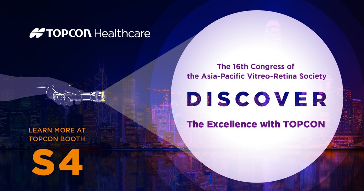 Please visit us, booth (S4) to discover the excellence with Topcon.