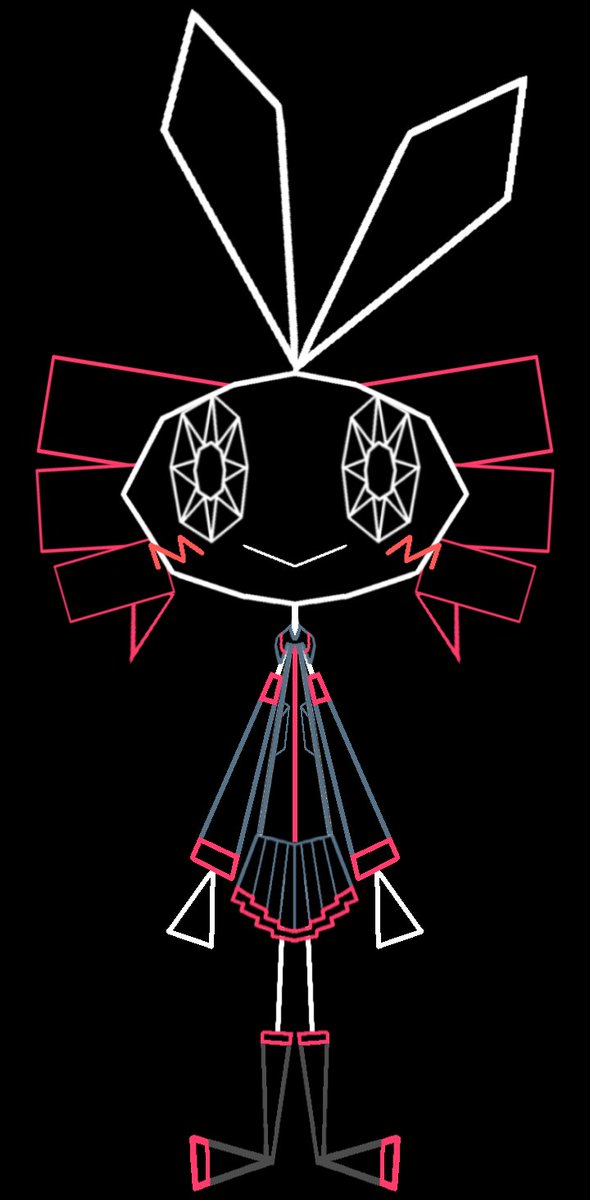 Floppy_Erick's tweet image. Uhh so i suddenly see a thumbnail picture of Vibri with Kasane Teto's pigtails, so i decide to make Vibri as a Kasane Teto- #Vibri #Vibribbon #Vocaloids #KasaneTeto