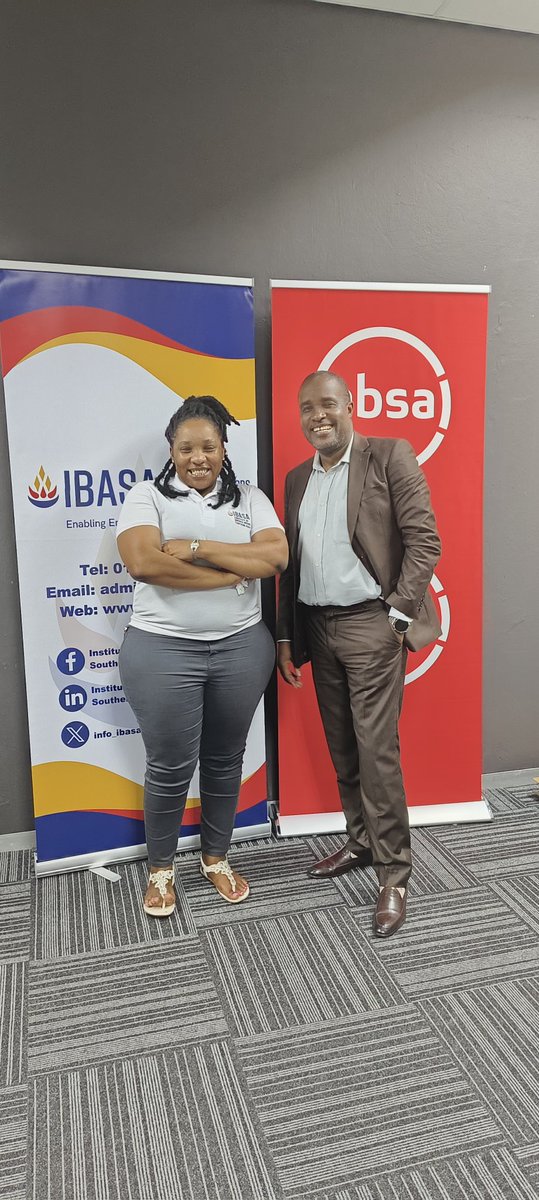 NdzaviDerrick's tweet photo. IBASA @Info_ibasa in collaboration with @AbsaSouthAfrica at Ekurhuleni is providing 60 Entrepreneurs Training for two days on The use of AI by Entrepreneurs.Very insightful and impactful, equipping Entrepreneurs to be able to utilise technology to promote their businesses
#IBASA https://t.co/ppQTe9QBZd
