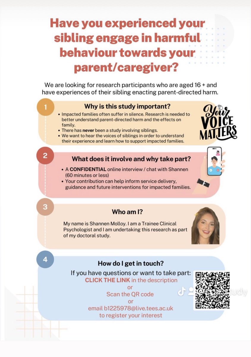 silenceduk's tweet photo. Have you experienced your sibling engage in harmful behaviour towards your parent/caregiver? If so, please take part in this important research so your voice can be heard. All interviews with Shannen are confidential - @cpa_researchstudy 
#yourvoicematters #cpa #cpva #siblings https://t.co/SBijCXf8iX