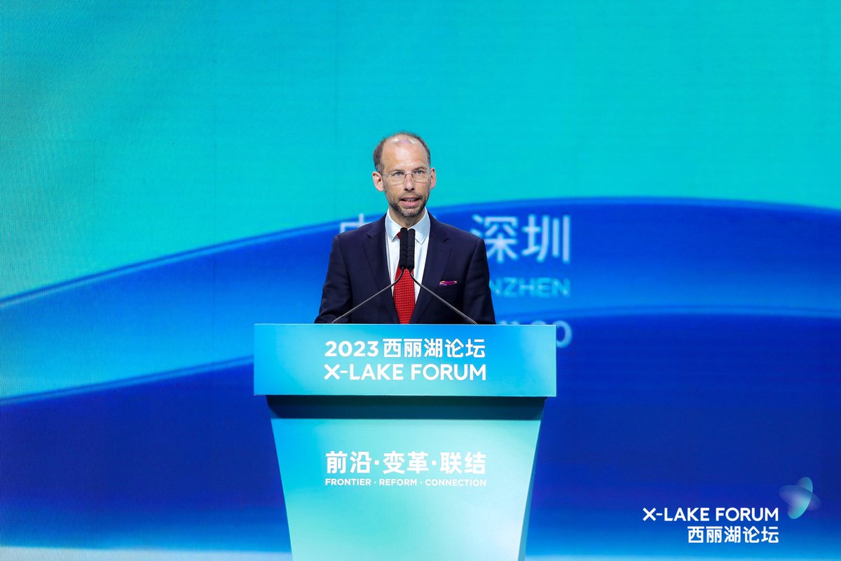 It was an absolute honour to deliver the opening keynote at the X-Lake Forum, in Shenzhen, #China.

I’d like to express my gratitude to the Ministry of Science and Technology, and the Shenzhen Municipal People’s Government for their invitation and hospitality.

#XLakeForum