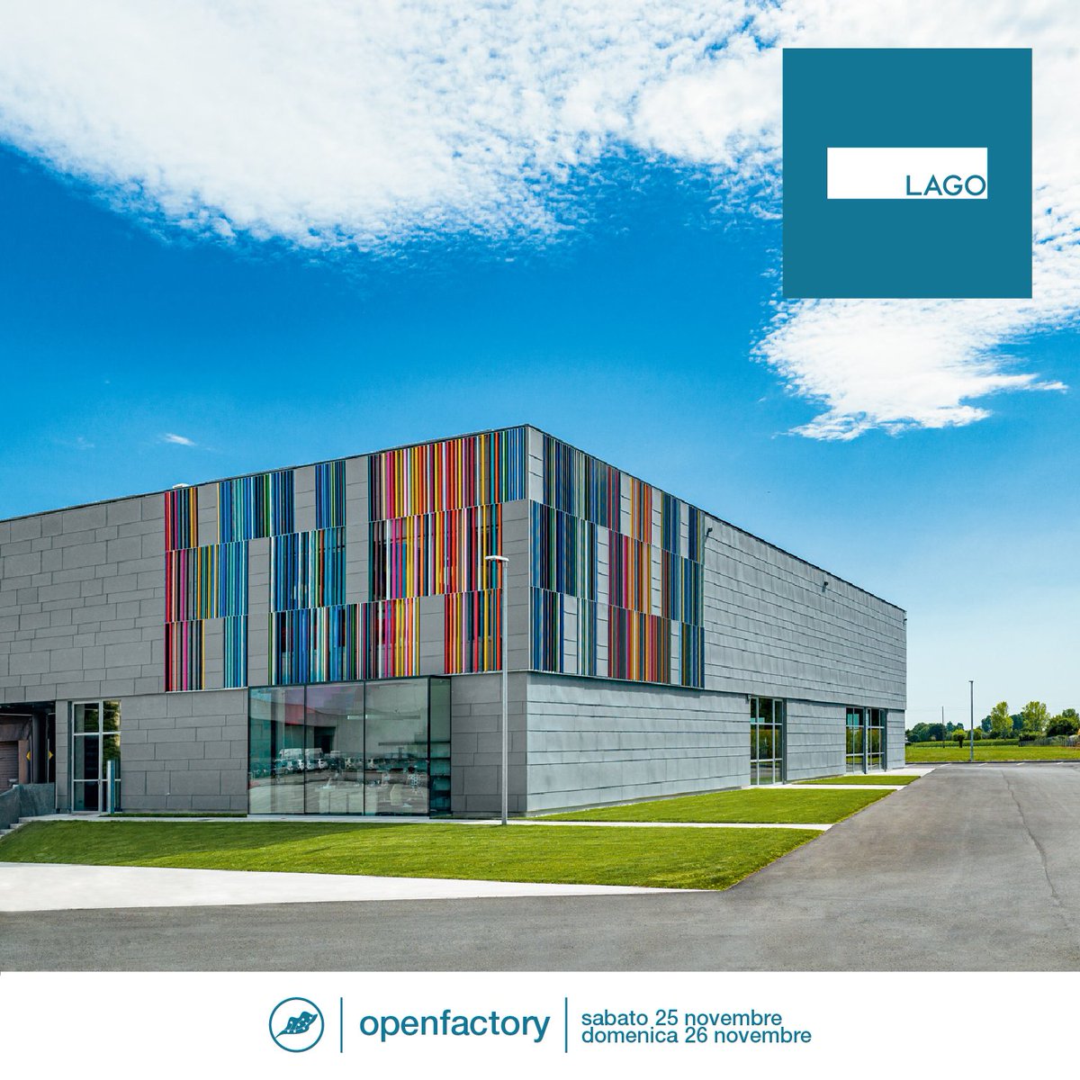 OpenFactoryIT's tweet image. LAGO

📍 Visita l'azienda domenica 26 novembre in Via dell'Artigianato II 21, Villa del Conte (PD)

👉 Maggiori informazioni su open-factory.it/lago/