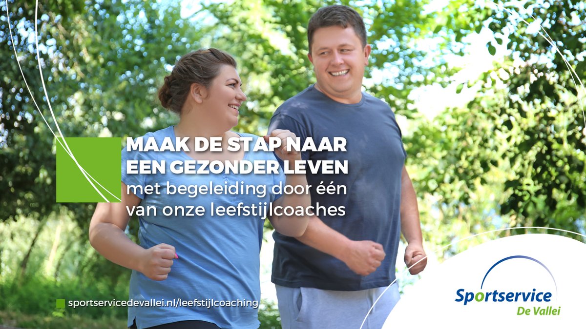 Wil jij leren om gezondere keuzes te maken?

Soms is een steuntje in de rug nodig om stappen te zetten naar een gezondere leefstijl. Voor mensen met (ernstig) overgewicht kan de gecombineerde leefstijl interventie helpen.

Meer weten? Kijk op:
sportservicedevallei.nl/leefstijlcoach…