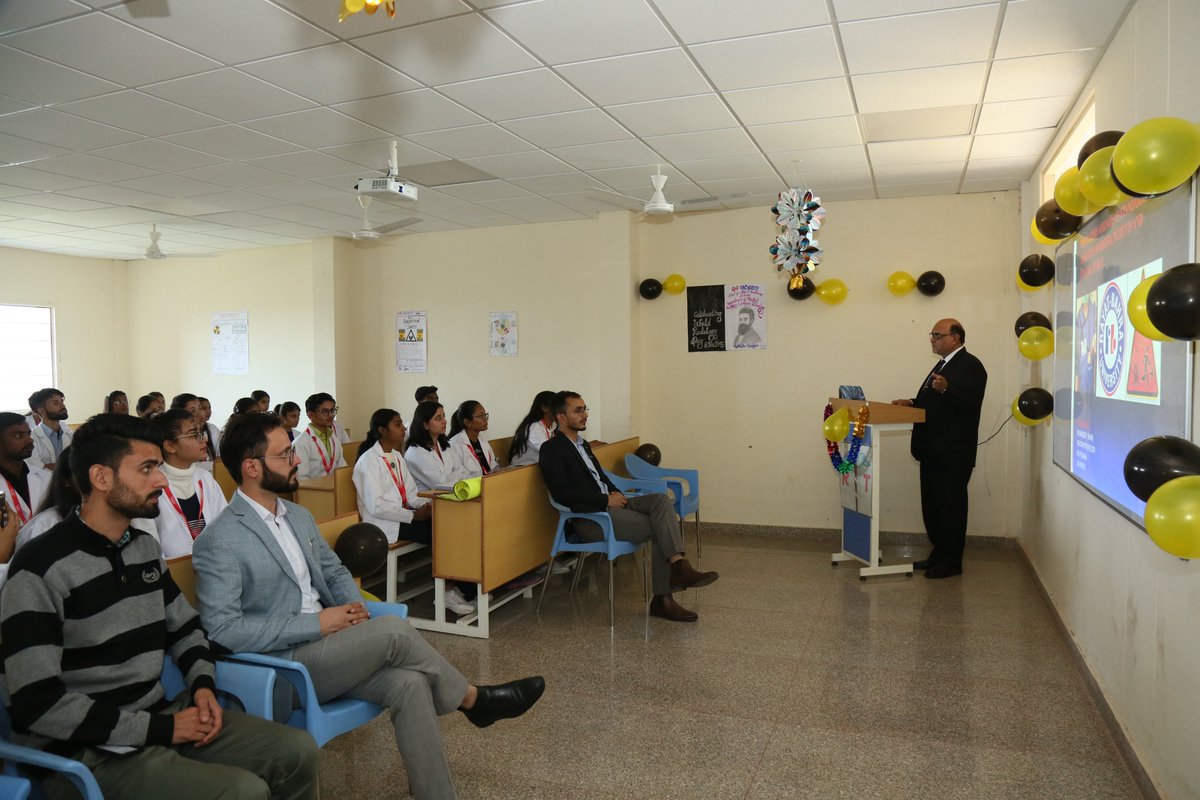 GnaUniversity's tweet image. School of Allied and #HealthcareSciences-Department of #MedicalRadiology & #ImagingTechnology proudly commemorated "World Radiology Day & 1st Continuing Medical #EducationProgram 2023" under the enlightening theme, "Patient Radiation Safety & Ethics in #Radiology Practice."