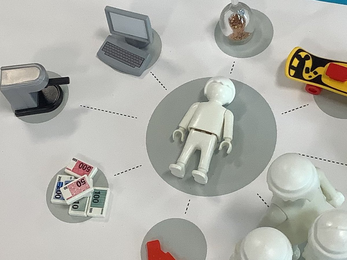KMcCormackSU's tweet photo. @LTHEchat I use Playmobil, asking the learners to model themselves at the start of the journey and then again at the end. They reflect on skills they have gained and the journey they have been on. Lots of insight shared. https://t.co/BBCLpEP6lm