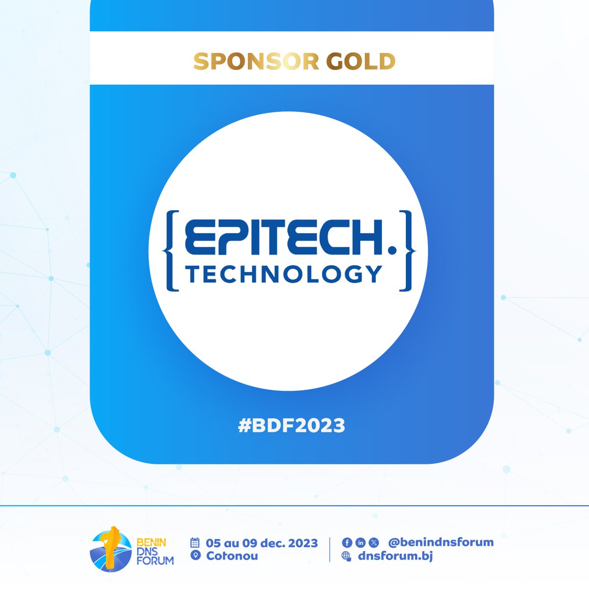 benindnsforum's tweet photo. 🌟 Nous sommes honorés d'accueillir @epitechbenin, l'unique campus Epitech en Afrique, en tant que #SponsorGold pour le Bénin DNS Forum 2023. Epitech offre des cursus variés dans le domaine des technologies, reflétant notre engagement dans le numérique !
#BDF2023 #EpitechBenin https://t.co/luYhfQ4u96