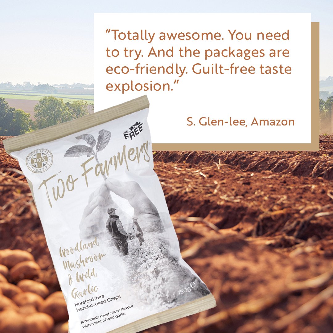 Another satisfied snacker! 🤩 But don't just take our word for it, read it for yourself from our happy cruncher. Tell us which of our flavours you love most and why below... 👇 #crispcrunchers #twofarmers #sustainablesnacking #ecofriendly