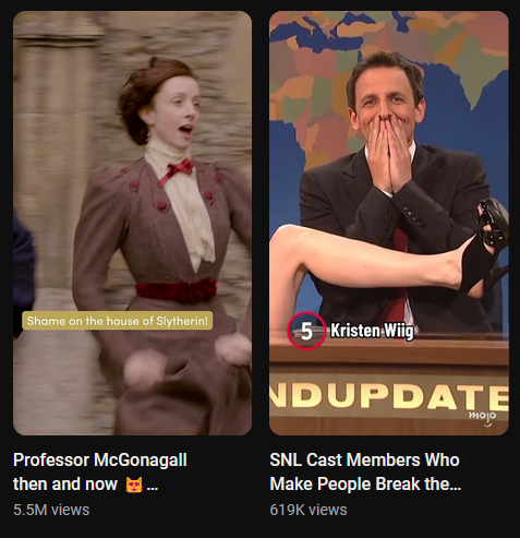 Nice one YouTube.
Nice one.