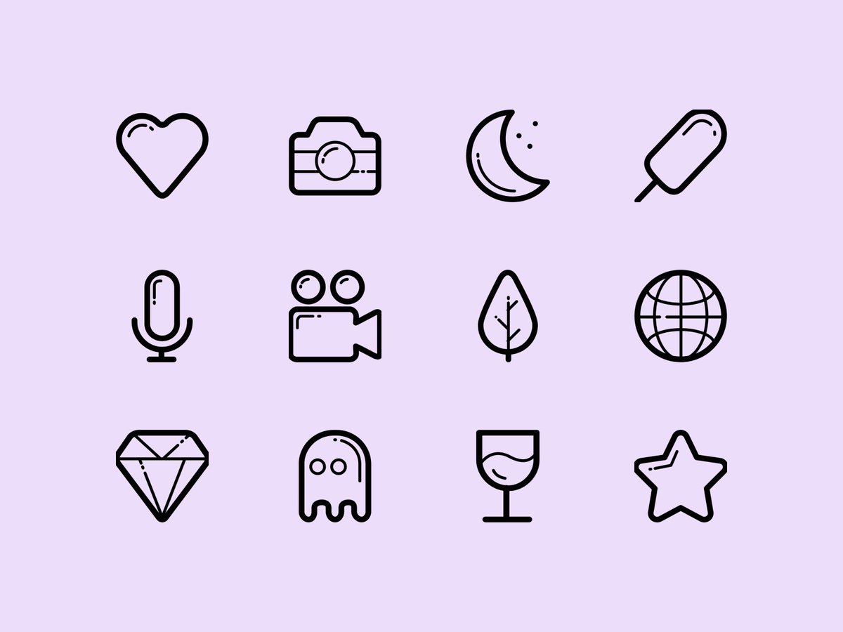 Get these 114 icons designed by <a href="/Taras_Shypka/">Taras Shypka</a>,  licenced under the CreativeCommons zero license, which means you can use them for personal and commercial purposes, without attribution required. ⬇️ iconduck.com/sets/flare-ico…