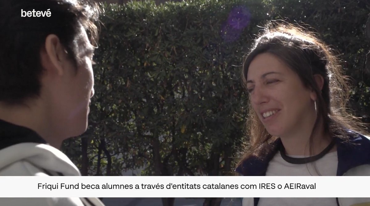 elisenda_bou's tweet photo. Gràcies @beteve per visibilitzar la feina de @friquifund, @aeiraval @fundacioires 🙌 
https://t.co/AWbb0B6WGa https://t.co/obTF7R7UCP