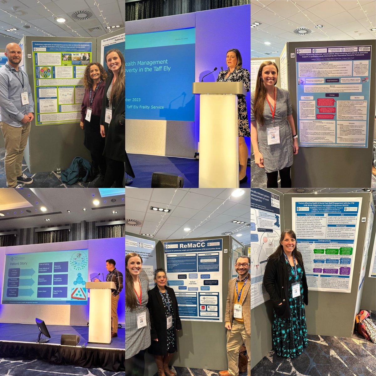 Great public health representation at the <a href="/CTMUHB_RD/">Cwm Taf Morgannwg Research & Development</a> conference - an oral presentation on #populationhealthmanagement and posters on <a href="/WiseCtm/">WISE-CTM</a>, smoking in pregnancy <a href="/NickyJKnowles/">Nicky Knowles</a>, menopause, weight management <a href="/DigiDietitian/">Enzo M. Battista-Dowds PhD RD</a>  and vaccinations <a href="/rhianevans25/">Rhian Meaden</a> <a href="/charl_todd/">Charlotte Todd</a>
