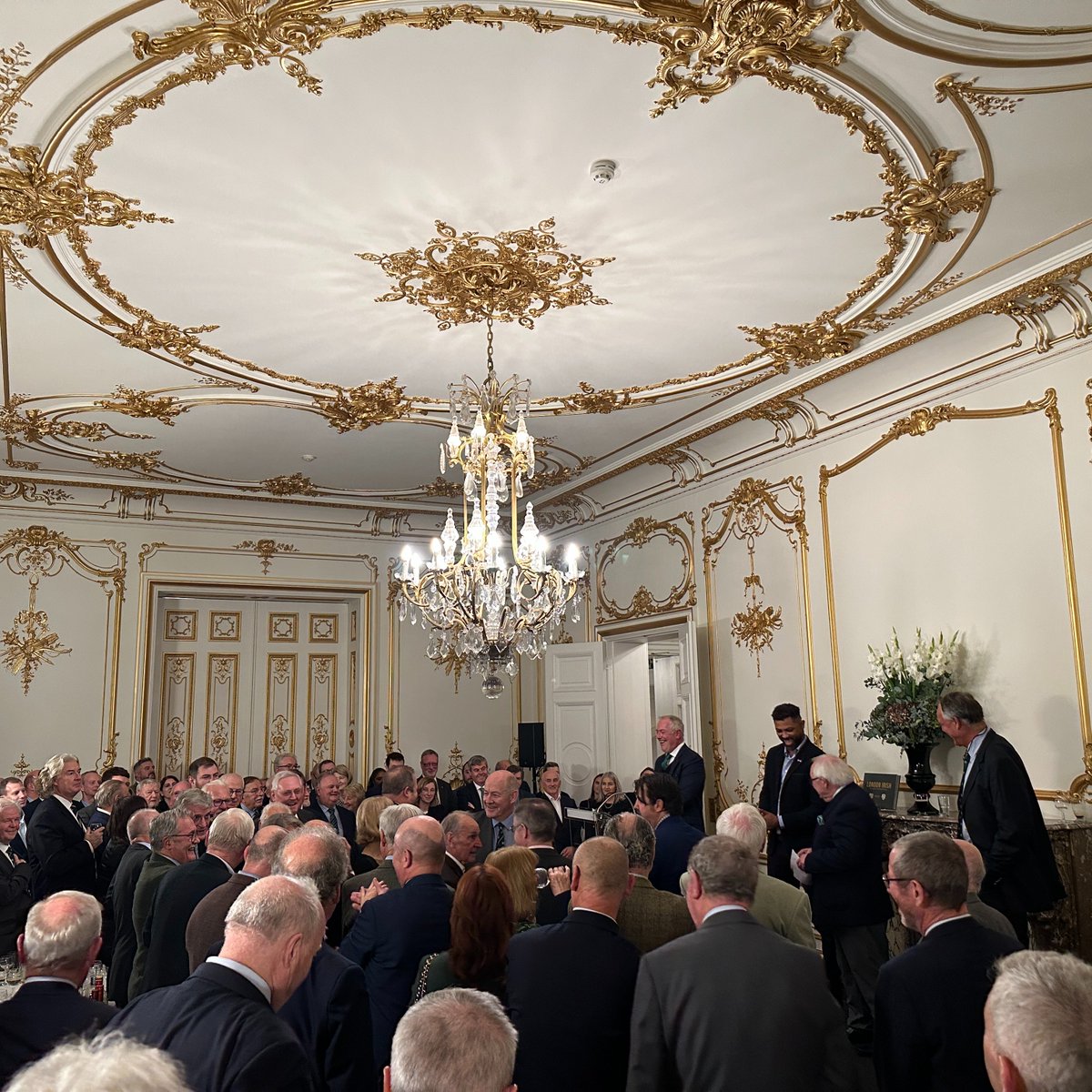 LondonIrishBook's tweet image. A wonderful night at the @IrelandEmbGB to celebrate 125 years of London Irish and the launch of the book. Thanks to @andNickMullins for hosting the Q&amp;amp;A and @delonarmitage for the stories
We sold out of books last night but they are available @ londonirishbook.com #exilenation
