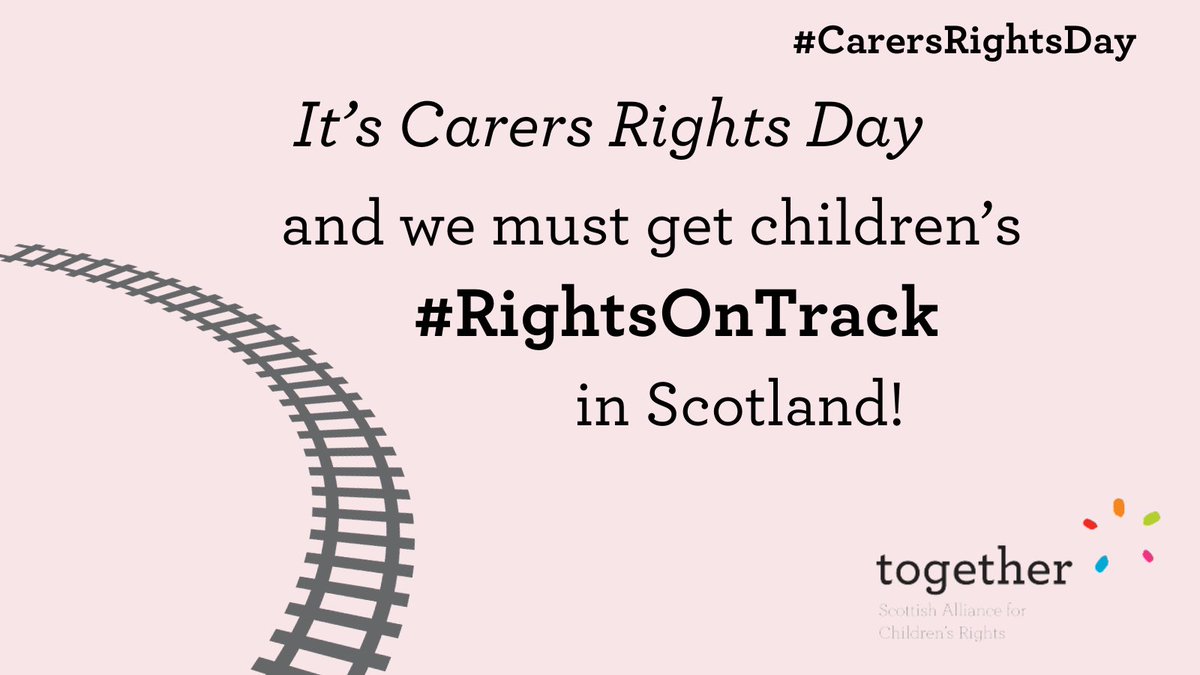 🎉To mark #CarersRightsDay join our campaign to keep children’s #RightsOnTrack According to @UNChildRights1, Young Carers need more support from @scotgov 🚂 Learn more about the campaign by joining us at the next station & signing up: app.etapestry.com/onlineforms/Sc…