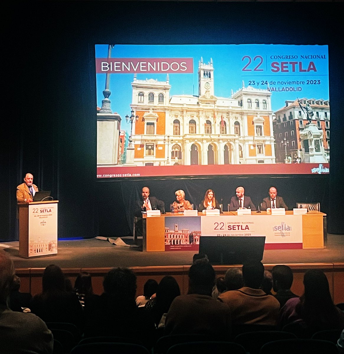 Inauguración oficial 22 Congreso Setla. Valladolid.