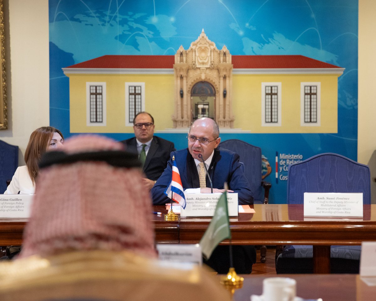 San_Jose | Vice Minister of Foreign Affairs H.E. @W_Elkhereiji met with the  Vice Minister of Foreign Affairs of the Republic of Costa Rica, Ambassador Alejandro  Solano Ortiz.