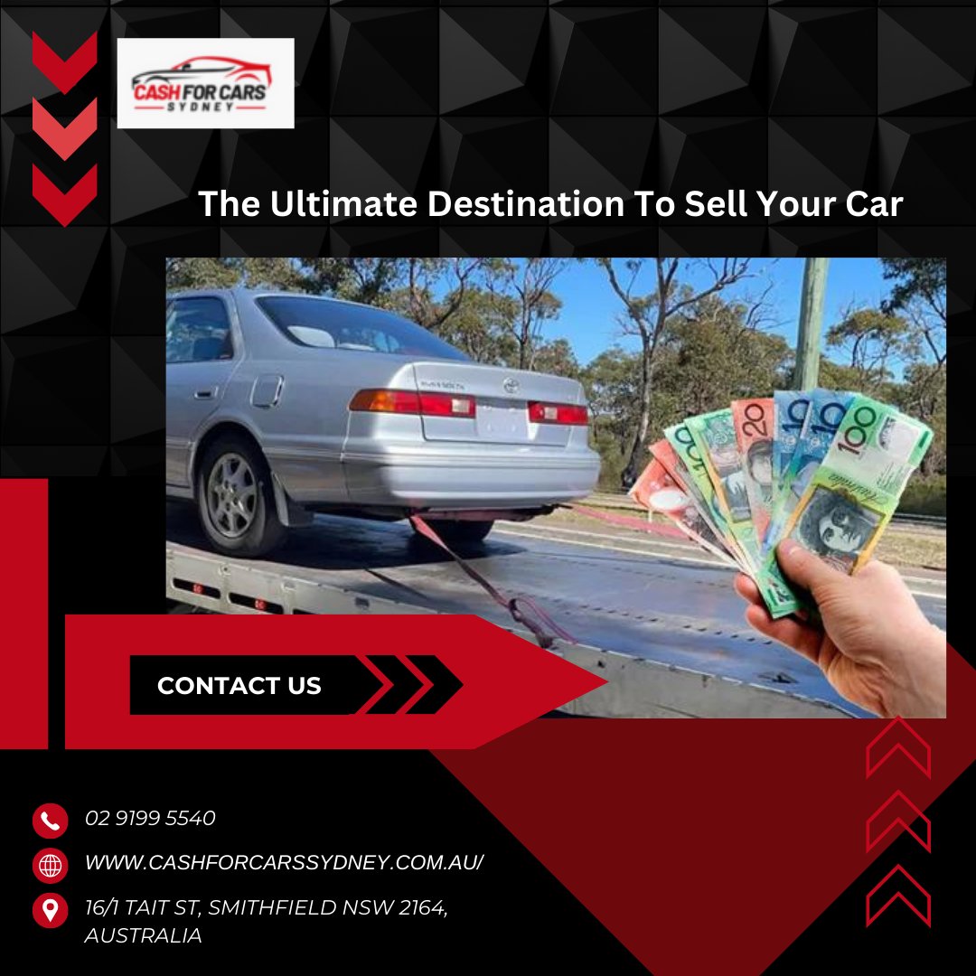 CashForCarsSydney is the highest-rated car buyer offering top cash for cars – regardless of the type or condition. 

Fill out our online form now and sell your car within hours.
Browse: cashforcarssydney.com.au

#cashforcars #junkcars #scrapcars #unwantedcars #cashforcarsSydney