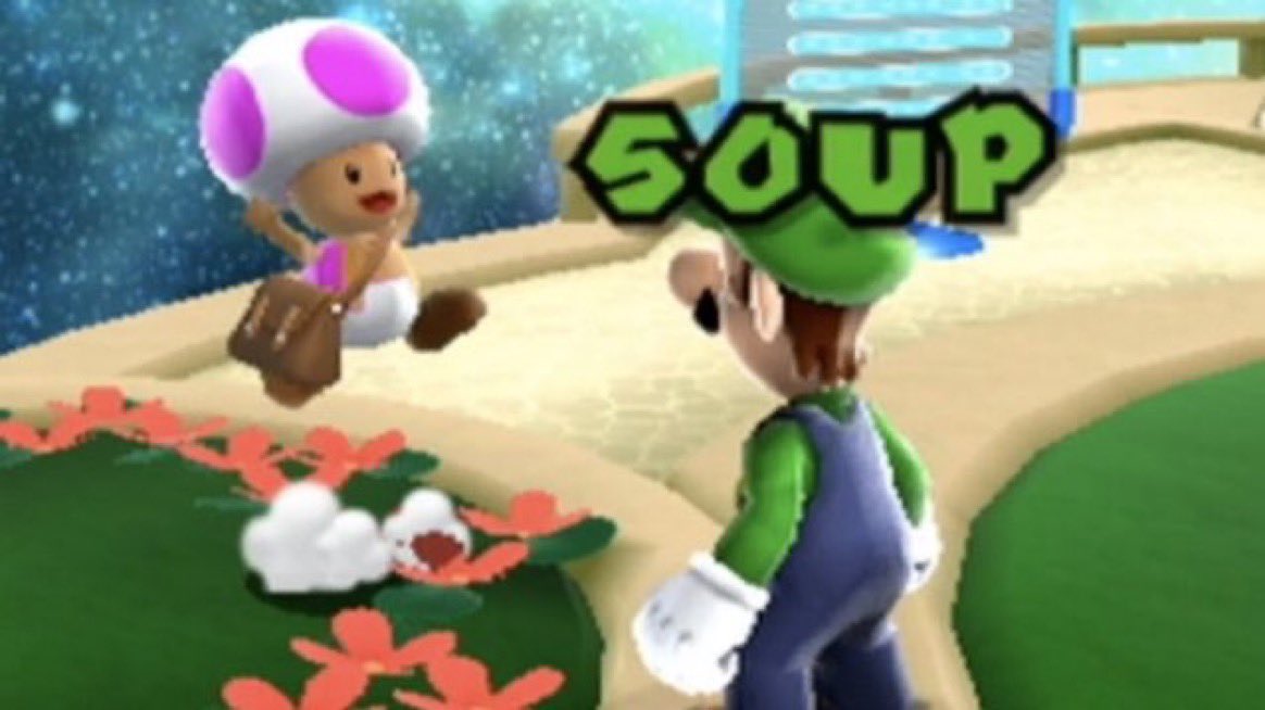 LuigiOdyssey's tweet image. pic of me .  Big Luigi Soup