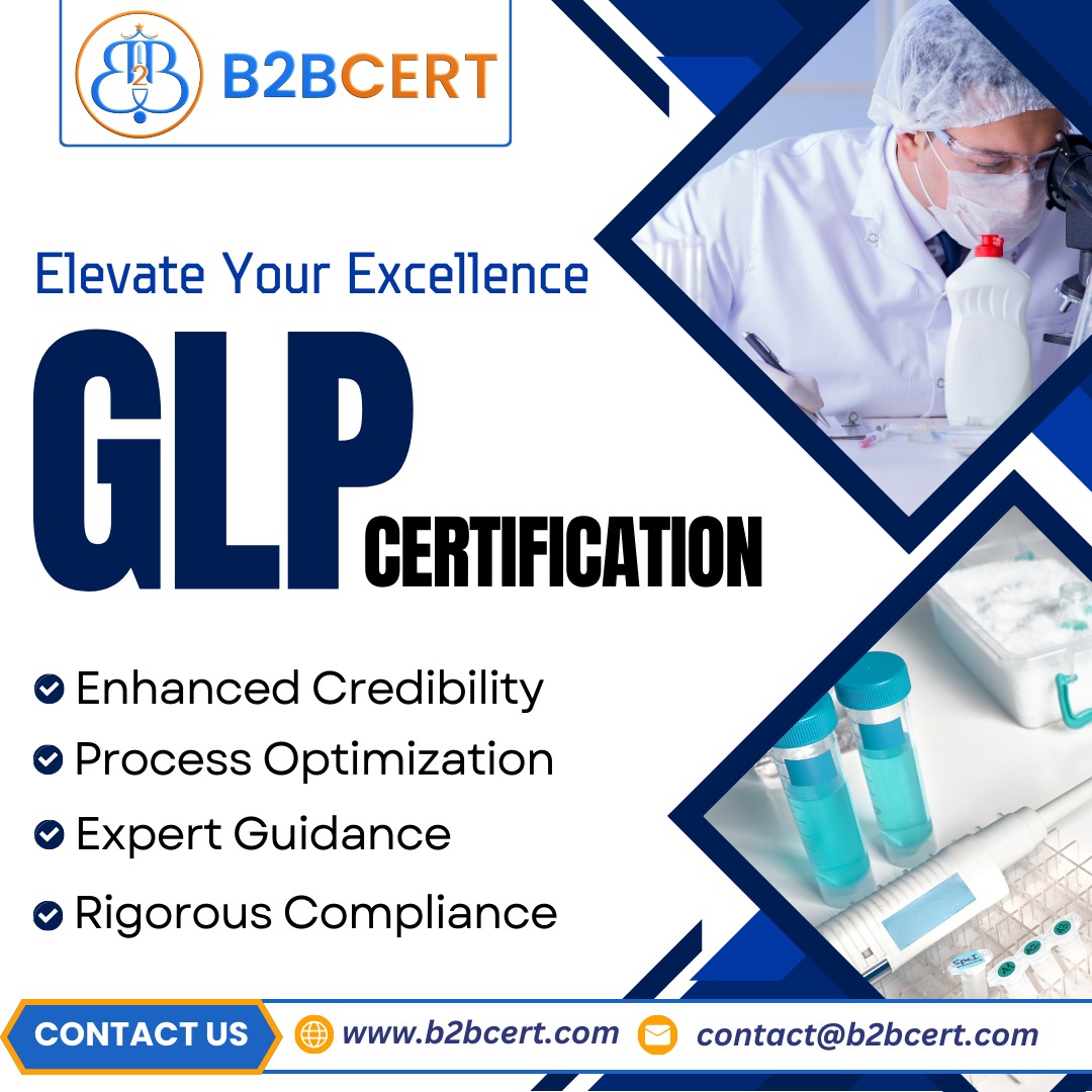 b2bcert's tweet image. 🌟 Elevate Your Excellence with GLP Certification! At B2BCert, we&apos;re your pathway to achieving Good Laboratory Practice standards. Ensure precision, reliability, and compliance in your laboratory operations.#GLPCertification #LaboratoryExcellence #B2BCertQualityAssurance