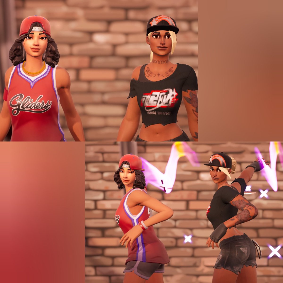 Flutter2019's tweet photo. New post on my Instagram
Beach Bomber🖤💛❤️
Triple Threat❤️🏀

Models: @Michael610YT &amp; @Flutter2019
Map: @FortniteGame (Battle Royale) https://t.co/tKRiuyq4XT