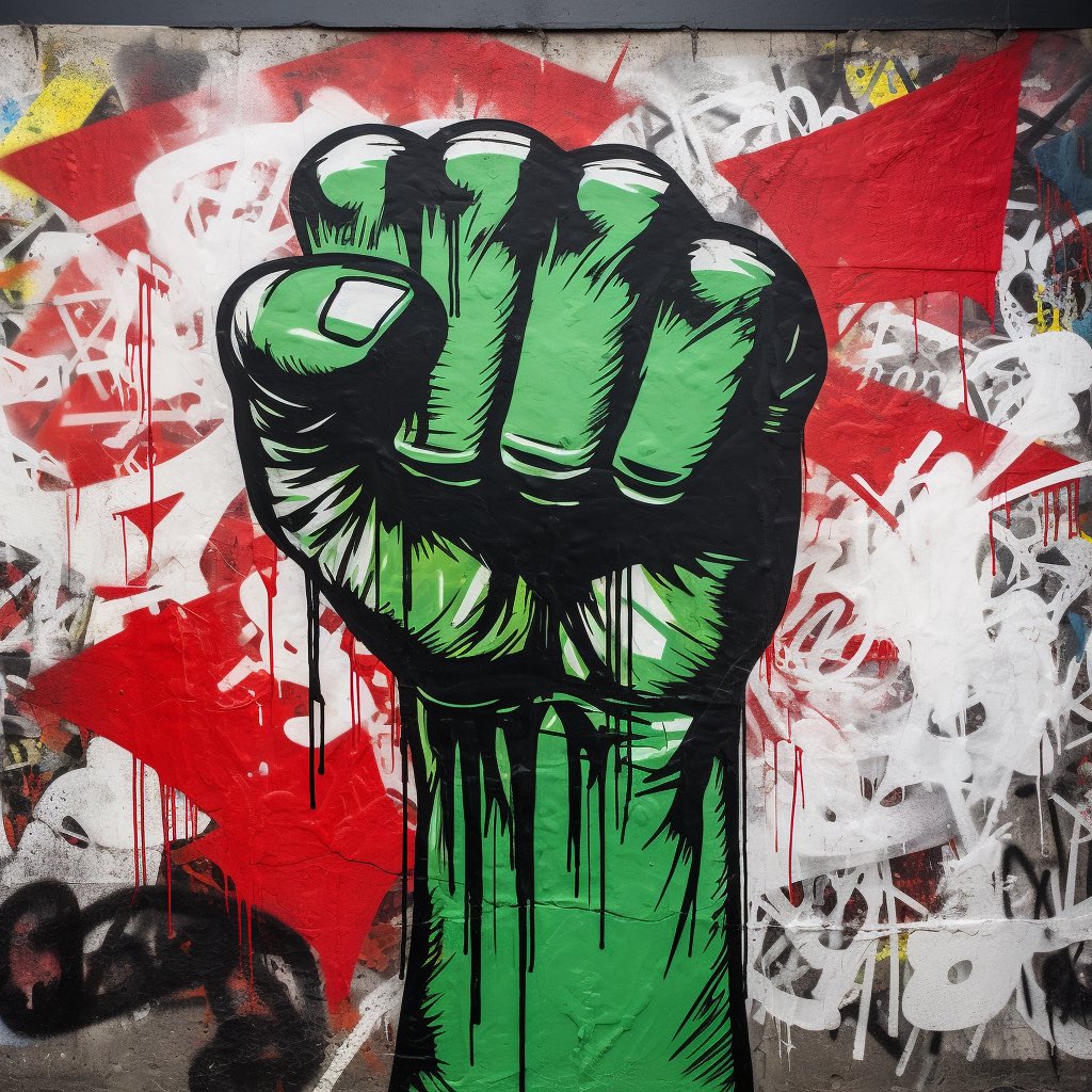 Rise with passion! Unite for justice and shout for a liberated Palestine! ✊🏽Demand freedom, demand change! #FreePalestine