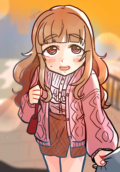 神谷奈緒との存在しない記憶。#神谷奈緒 #純朴乙女のあったかニット 