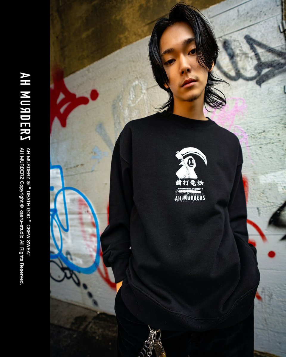 Ahmurderzjp's tweet photo. !!!!! お買い逃しなく !!!!!
AH MURDERZ
“ DEATH GOD ” CREW SWEAT
Color : BLACK / ASH / BROWN
Size : M / L / XL / XXL
Price : 13200 taxin
release 11.23 thu 19:00 / 先行 18:30
https://t.co/I8AFozK1gV
無くなり次第終了となります。
#AHMURDERZ
#REDSPIDER
#DEATHGOD https://t.co/AnE7PPrqw2