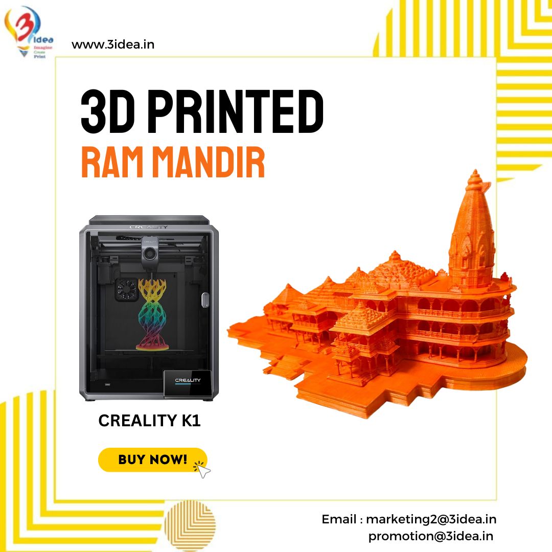 3ideatechnology's tweet image. Unleash your creativity with the Creality K1 3D Printer! 🚀✨

#3idea #3dprinting #Creality #Creality3DPrinter #3DPrinter #3DPrinting #CrealityK1  #crealityprint #3dprinting #powercable #nextlevlprinting #3dprintingInnovations #3dprintertech #diycreations  #anycubicphoton #upgra