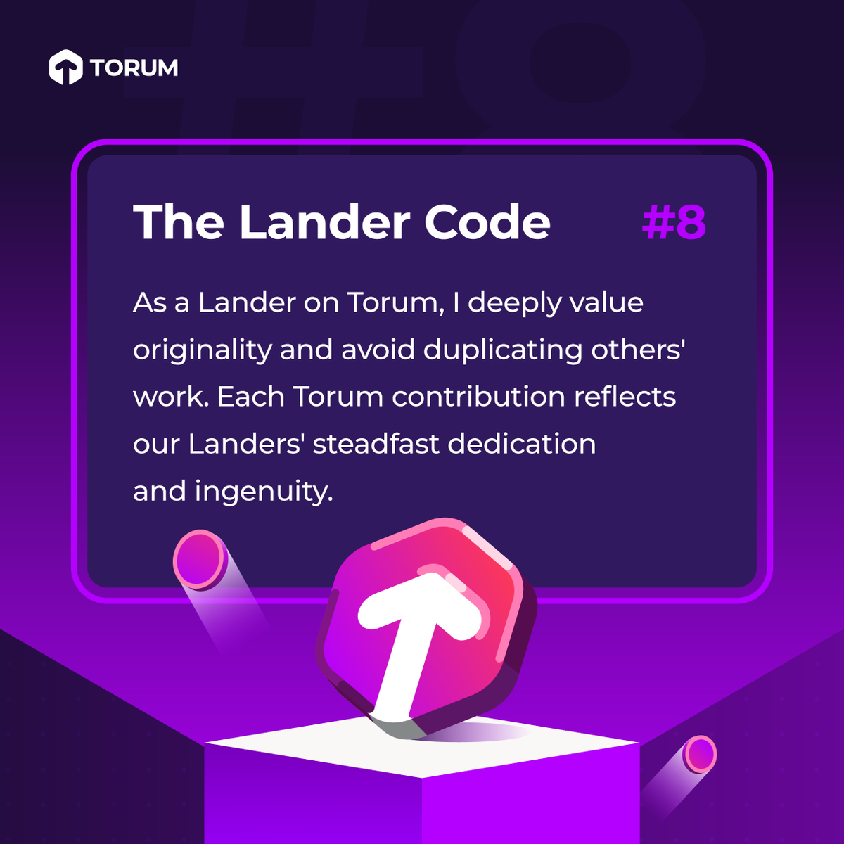 torum_official's tweet photo. Why settle for ordinary when you can be extraordinary? Each idea you bring is a spark that lights up Torum's creative skyline. Let's set our community ablaze with originality! π‘π
#TheLanderCode https://t.co/iO5uZwI3a5