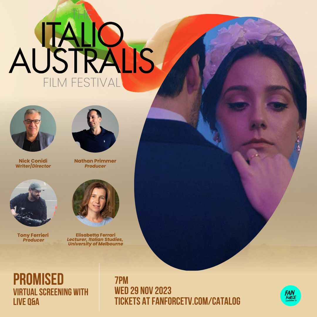 Special Q&amp;A Screening of Promised for IAFF! 

A festival that goes deep into the heart of the Italian experience in Australia.

Join us for this special Q&amp;A Screening with the cast and crew from Promised at the link in bio. 

 #IAFF #FilmFestival#QandA