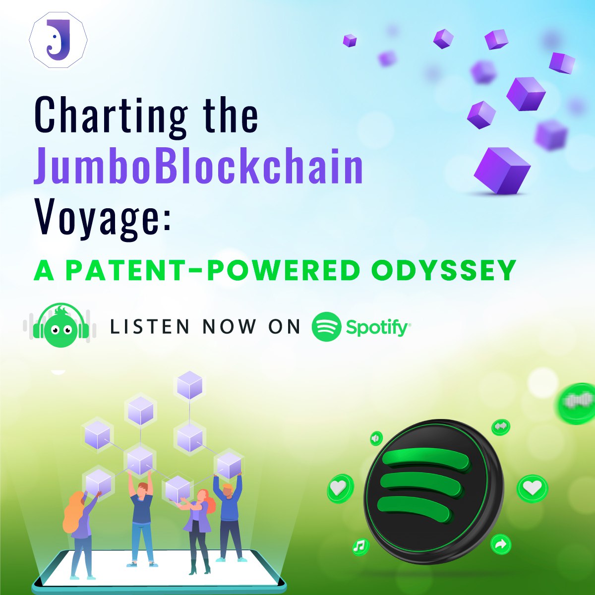 Jumboblockchain's tweet photo. Missed yesterday's insightful audio event on 'Charting the Jumbo Blockchain Voyage'? ποΈ
No worries! Catch up on the highlights and exclusive content by tuning in to our latest podcast on JumboBlockchain's Spotify. π
Unlock the future of blockchain now!ππ»
#Blockchain #Web3
#podcast