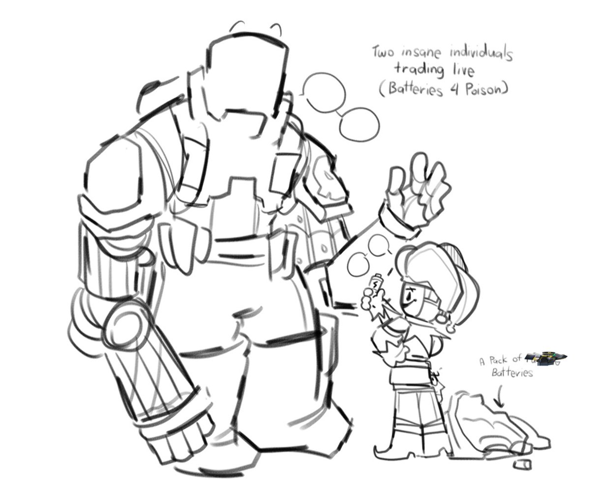 Hypisious's tweet photo. "THE PROWLER -Ft. Toxic Gunner."

Here goes Jester making deals with crazy ass mercenaries, jesus christ-

#TowerDefenseSimulator https://t.co/efzZmddYZ9