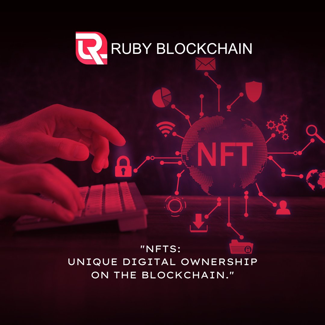 rubyblockchain's tweet image. Unlock the potential of NFTS with Ruby Blockchain. Secure your piece of digital uniqueness today. #NFTs #RubyBlockchain #DigitalOwnership
.
Website - rubyscan.io
.
#RubyScanRevolution #rubyscan #rubyblockchain #RubyBlockchainMagic #RubyScanEra #BlockchainRubyRadiance