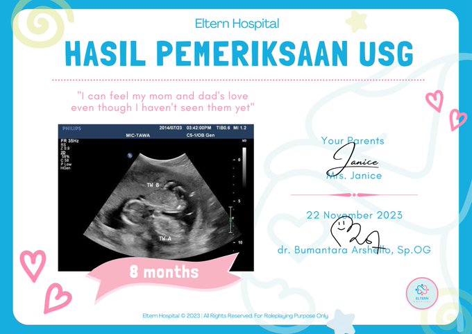 Terima kasih <a href="/ElternHospi/">BACA CARRD SEBELUM BOOKING‼️</a> untuk pelayanan semalam yang warbyazaaaah 😍 

Pelayanan dari admin, dokter dan susternya ok banget! Buat kalian yang mau periksa kandungan, persalinan, konsul promil atau vek kesehatan anak bisa nih ke Eltern! 

Yukkk @aglJOYI <a href="/akunyerimi/">Yy. 🧸</a> <a href="/chaengrangiie/">Chaeng.</a>