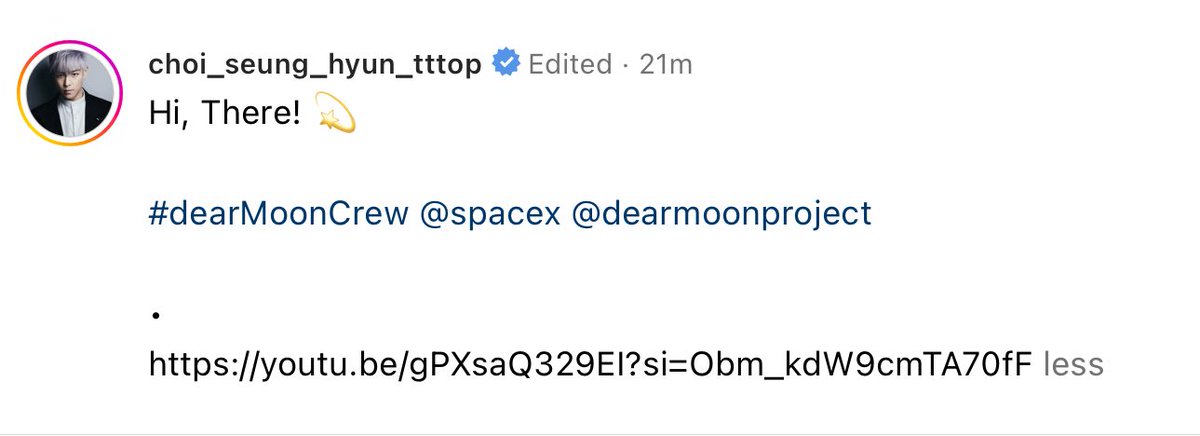 puTOPinamo's tweet photo. Edited caption:
Hi, There! 💫
#dearMoonCrew @.spacex @.dearmoonproject
https://t.co/SgpWLH5S90 https://t.co/iw0JhwXjMW