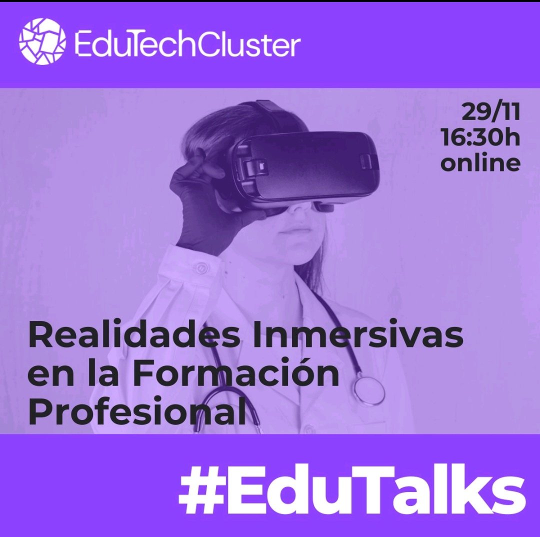 digitaltwinbox's tweet photo. Apúntate al #EduTalk sobre las Realidades Aumentadas en la Formación Profesional #fp gracias a @EdutechCluster

Los de #digitaltwinboxes estaremos con @iaferre las 17h. Os esperamos! 

Inscripciones en 
https://t.co/nusXB8fg7F

@todofp @fpcatalunya @FPCAT_ @fpdualceb @fpdualCAT https://t.co/VbZ16F76bF