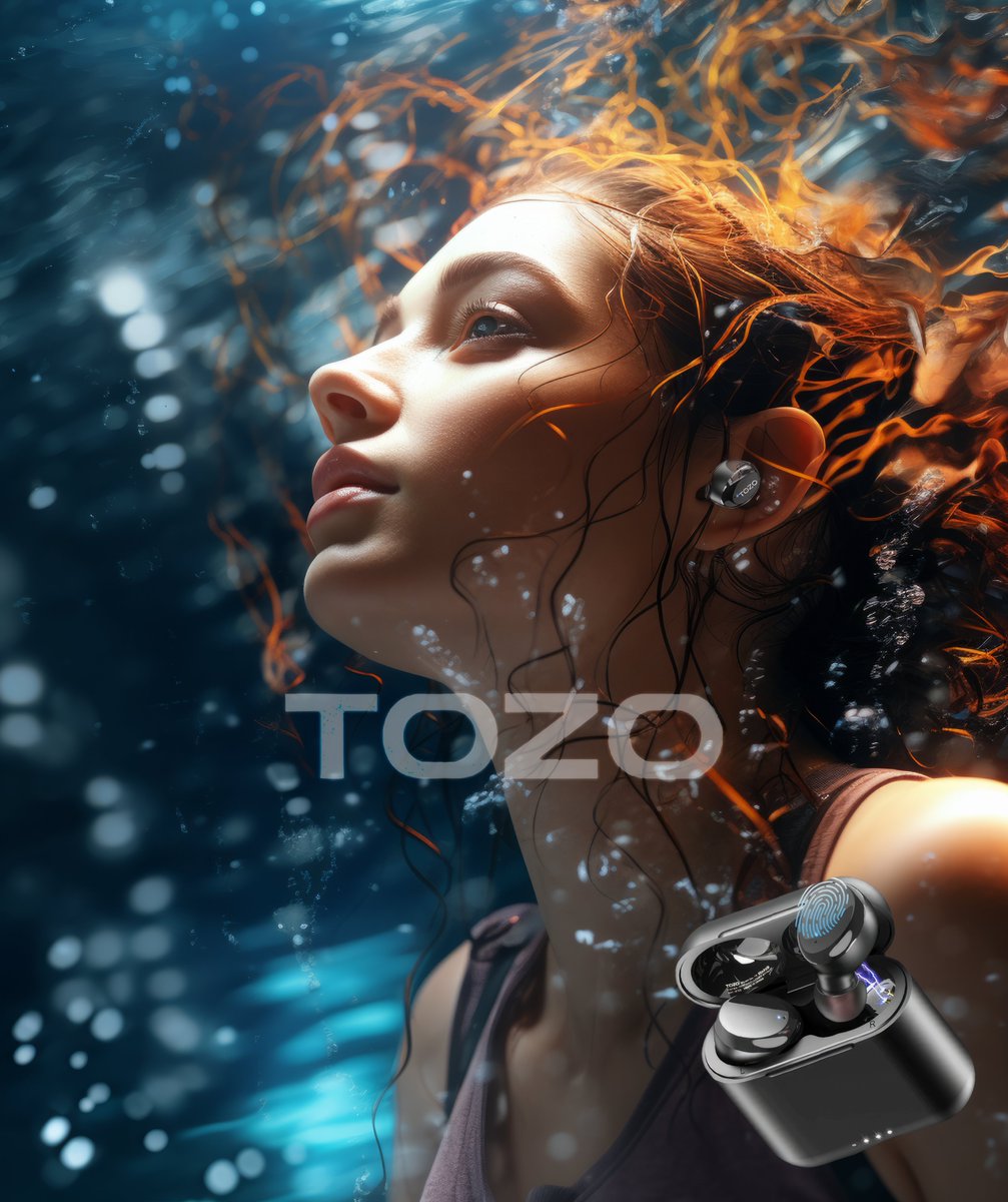 TOZO_OFFICIAL's tweet photo. 🎧 T6, our best-selling #Wireless  headphones are making a comeback! Lighter, smarter, more water-resistanct. #tozoT6 is inviting #AIGC  artists to unleash their creativity and create a world of their music space! Check them out by using #TOZOT6NEXTGEN on Instagram! https://t.co/jxOPJA8JT3