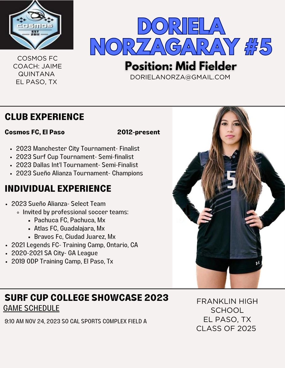 Ready for Surf College Cup in San Diego 2023!😈
@Prep1USA 
@UTEPSoccer 
@girlsoccerfhs 
@alianzadefutbol