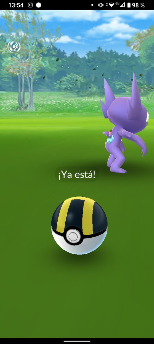 Daoba2102's tweet photo. @8BitCR Pues hoy me salió un sableye 98 de misión pero se lagueó la captura. Al mismo tiempo, se cumplió la racha de 7 misiones diarias y ahí me salió un goomy pero se quedó sableye ahí dándole la espalda al pobre goomy.
Y no se fue de ahí hasta que lo capturé https://t.co/8Rj6v5nnFi