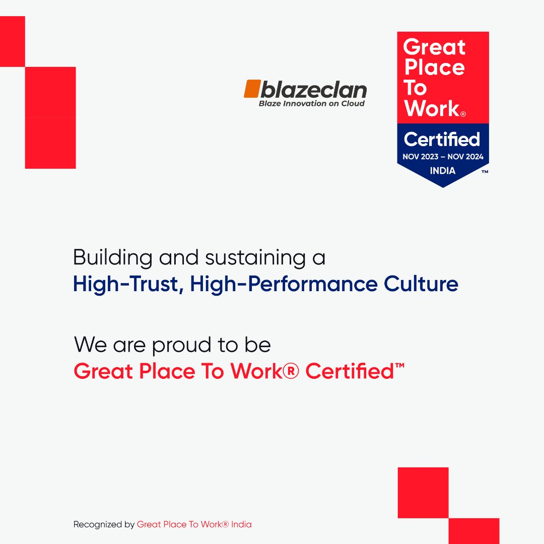 Blazeclan Technologies tweet media