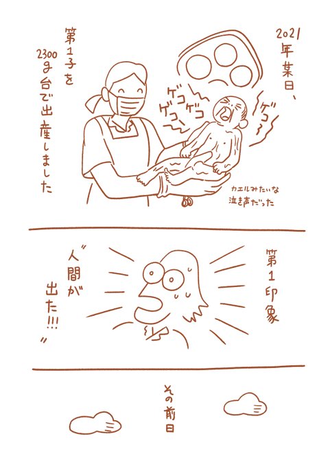 以前描いた出産レポ漫画です。久しぶりに読み返して良い漫画だなと思ったので再掲します。未読の方はぜひ!(1/11)  #漫画が読めるハッシュタグ