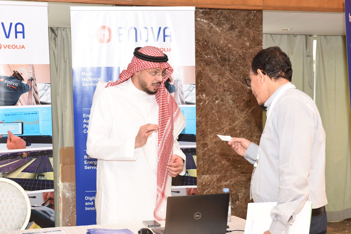 Enovame's tweet image. Snippets from our participation at the 7th #RetrofitTechSaudi Summit as a Silver Sponsor, where our Country Director in KSA, Amani Al Moajil, discussed &apos;Pioneering the Future of #Sustainability in #KSA&apos; #Retrofitting #ESCO #EnergyPerformance #RenewableEnergy #CoolingServices