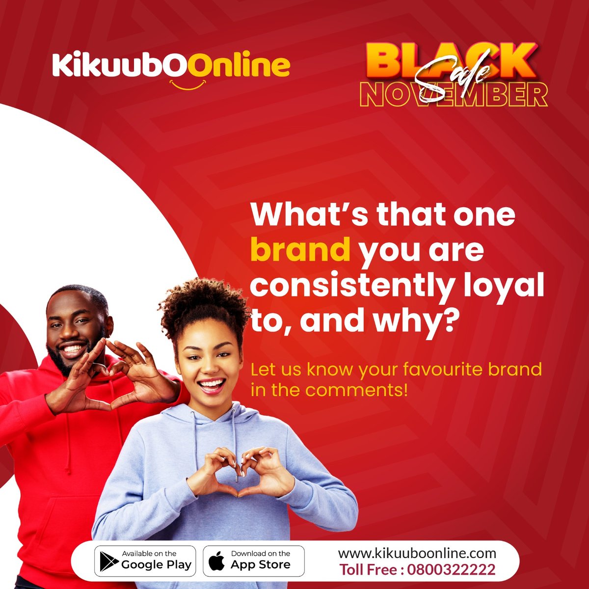Let us know what your favorite brand is! #Kikuuboonline #BlackNovember