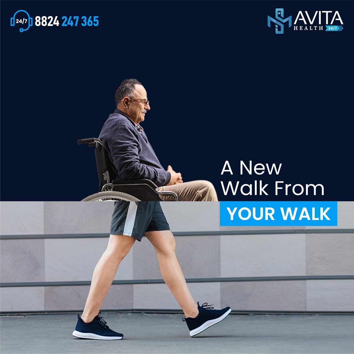 Our physiotherapy at home is not just a walk; it's a transformative journey to vibrant health. #Avitahealth24x7 #PhysiotherapyAtHome

#AtHomeHealthcare #HomeHealthcare #HomeMedicalCare #PhysiotherapyAtHome #PhysioSessions #physiotherapytreatment #physio #physiolife #exercise