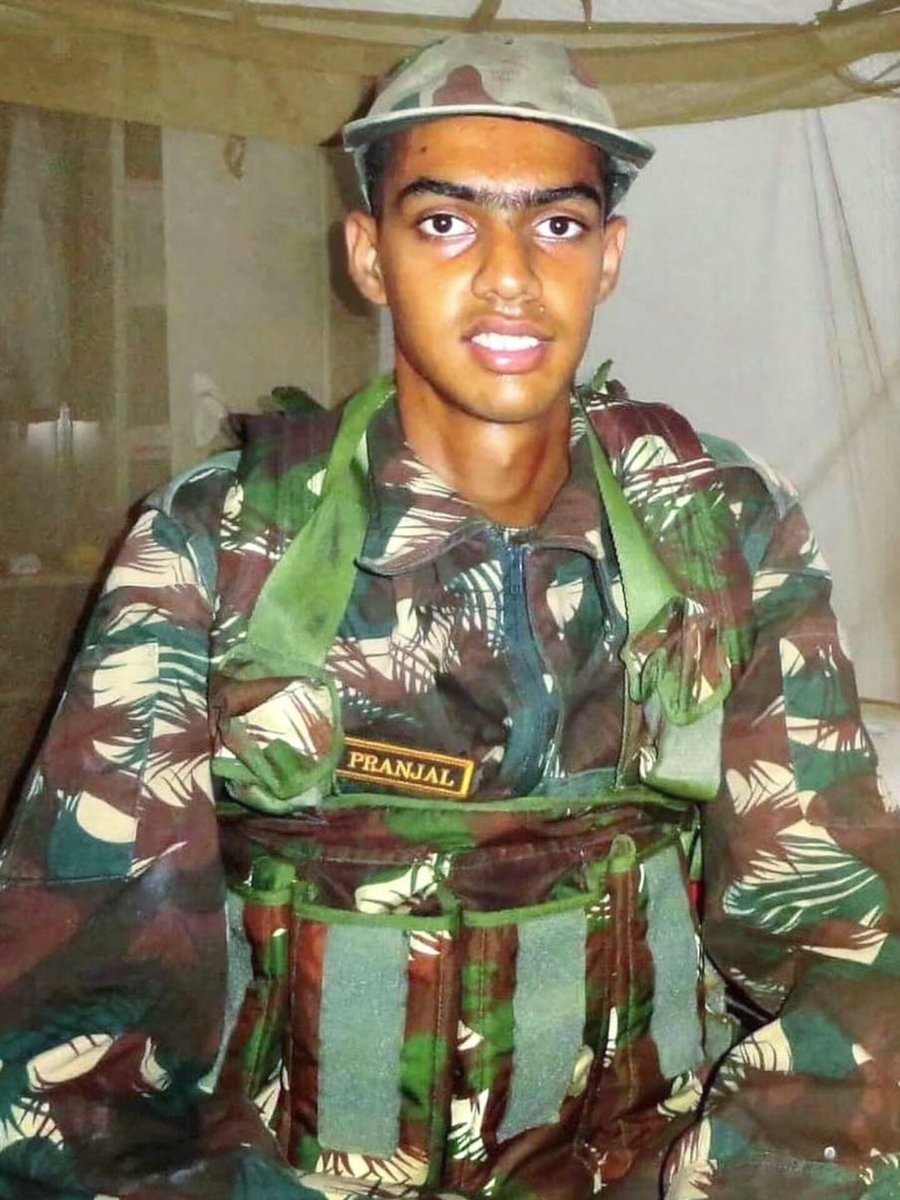 Captain MV Pranjal from the 63 Rastriya Rifles was immortalized fighting terrorists yesterday in Rajouri, Kashmir. 

MV Pranjal (28) was the only son of former MD of MRPL Mr. Venkatesh & Mrs. Anuradha. 

Pranjal completed his schooling from DPS MRPL school & then his