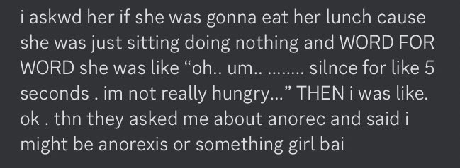nocausee's tweet photo. girl faked being sexually assualted and now shes tryna be ANOREXIC why the fuck r u trying to hard to b fucked up https://t.co/HXot0oj0VQ