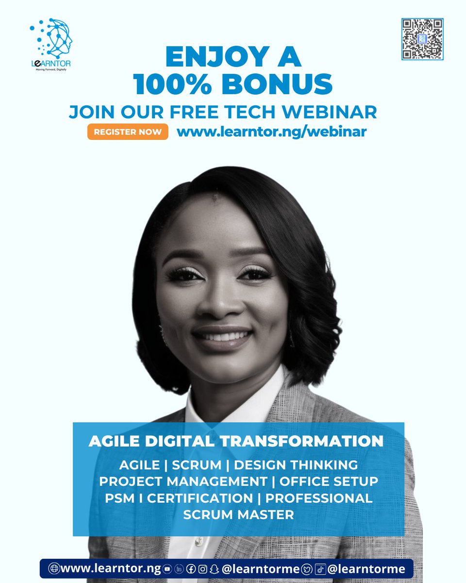 learntorme's tweet photo. Explore the art of Project Management Office Setup with us! Join our free webinar for a deep dive into Agile, Scrum, Design Thinking, and the key to successful PMO establishment. #PMOSetup #FreeWebinar #AgileLearning #OfficeOptimization #Learntor #AfricanTechDoctor https://t.co/DMIUdSAZ9S