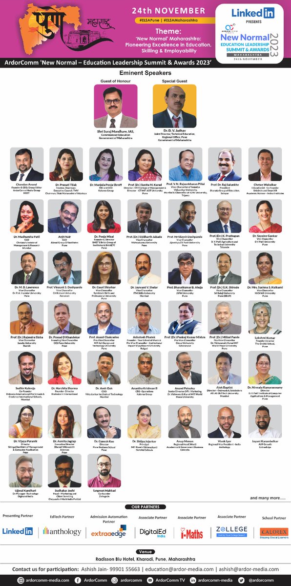 simcasinhgad's tweet photo. New Normal - Education Leadership Summit &amp; Awards 2023 https://t.co/1Bjb41LSqT