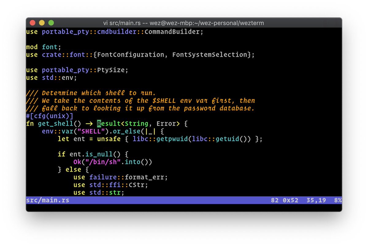ProgsHub's tweet photo. Wez's Terminal

A GPU-accelerated cross-platform #terminal #emulator and multiplexer written by @wez and implemented in #Rust

https://t.co/XK8XpyeJBW https://t.co/3TybO9hxAo