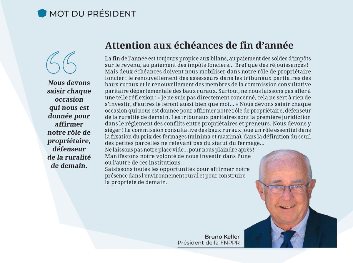 Fédération Nationale de la Propriété Privée Rurale tweet media